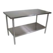 John Boos ESS078 16-Gauge Stainless Steel-Top Work Table