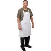FSE 34" x 34" White Poly/Cotton Apron