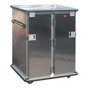 F.W.E. ETC-1314-64INS Enclosed Non-Heated Transport Cart Trays Stacked