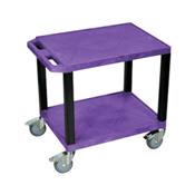 H.Wilson CSWT26P Purple Tuffy Cart with Chrome Casters
