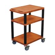 H.Wilson CSWT34OR Orange Tuffy Cart with Chrome Casters