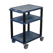 H.Wilson CSWT34Z Topaz Tuffy Cart with Chrome Casters