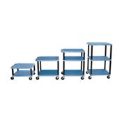H.Wilson WT1642BUE Blue Adjustable Height Tuffy Multi-Purpose Cart