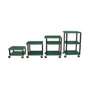 H.Wilson WT1642HGE Hunter Green Adjustable Height Tuffy Multi-Purpose Cart