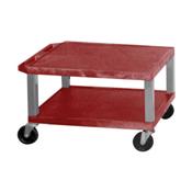 H.Wilson WT16BYE Burgundy Tuffy Multi-Purpose Utility Cart