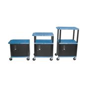 H.Wilson WT2642BUCE Blue Adjustable Height Tuffy Multi-Purpose Cart