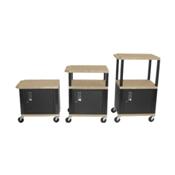 H.Wilson WT2642TNCE Tan Adjustable Height Tuffy Multi-Purpose Cart