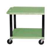 H.Wilson WT26GE Green Multi-Purpose Utility Cart