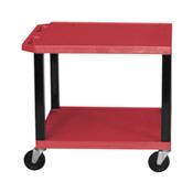 H.Wilson WT26RE Red Multi-Purpose Utility Cart