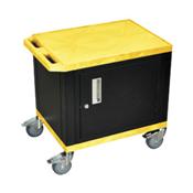 H.Wilson WT26YCE Yellow Multi-Purpose Utility Cart