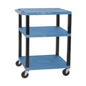 H.Wilson WT34BUE Blue Multi-Purpose Utility Cart