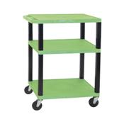 H.Wilson WT34GE Green Multi-Purpose Utility Cart