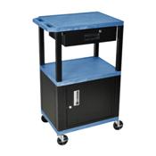 H.Wilson WT42BUCE-WTD Blue Multi-Purpose Utility Cart