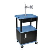 H.Wilson WT42BUCME-WTD Blue Multi-Purpose Utility Cart