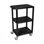 H.Wilson WT42E Black Multi-Purpose Utility Cart