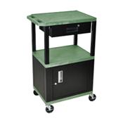 H.Wilson WT42GCE-WTD Green Multi-Purpose Utility Cart