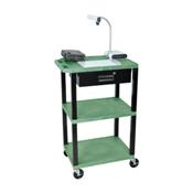 H.Wilson WT42GE-WTD Green Multi-Purpose Utility Cart
