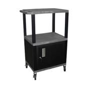H.Wilson WT42GYCE Gray Multi-Purpose Utility Cart
