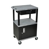 H.Wilson WT42GYCE-WTD Gray Multi-Purpose Utility Cart
