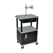 H.Wilson WT42GYCME-WTD Gray Multi-Purpose Utility Cart