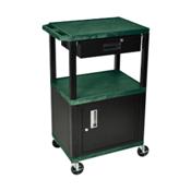 H.Wilson WT42HGCE-WTD Hunter Green Multi-Purpose Utility Cart