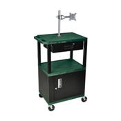 H.Wilson WT42HGCME-WTD Hunter Green Multi-Purpose Utility Cart