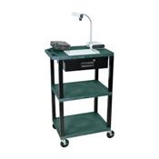 H.Wilson WT42HGE-WTD Hunter Green Multi-Purpose Utility Cart