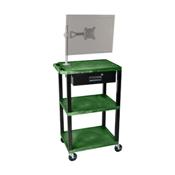 H.Wilson WT42HGME-WTD Hunter Green Multi-Purpose Utility Cart