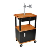 H.Wilson WT42ORCME-WTD Orange Multi-Purpose Utility Cart