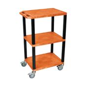 H.Wilson WT42ORE Orange Multi-Purpose Utility Cart