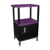 H.Wilson WT42PCE Purple Multi-Purpose Utility Cart