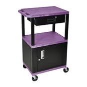 H.Wilson WT42PCE-WTD Purple Multi-Purpose Utility Cart
