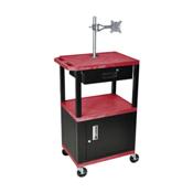 H.Wilson WT42RCME-WTD Red Multi-Purpose Utility Cart