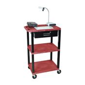 H.Wilson WT42RE-WTD Red Multi-Purpose Utility Cart