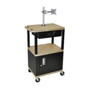 H.Wilson WT42TNCME-WTD Tan Multi-Purpose Utility Cart