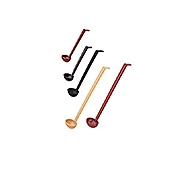 Cambro Plain 10-9/16" Black Ladles
