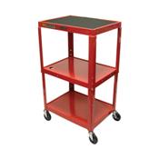 Luxor AVJ42 Adjustable Steel Table with Electrical Assembly