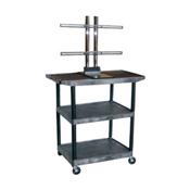 Luxor LE40WT-B Three shelf plasma TV Table Cart