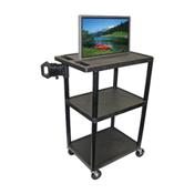 Luxor LE54-B 3 Shelf Medium A/V Cart