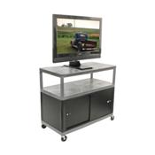 Luxor LEW40CUD-G 3 Shelf Wide LCD Cart