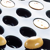 Matfer Bourgeat Demarle Flexipan Half Egg Shape - Sheet of 18