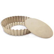 Matfer Bourgeat 9" Deep Fluted Tart Mold with Removable Bottom