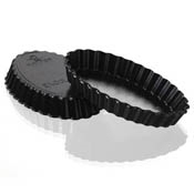 Matfer Bourgeat Exoglass Fluted Oblong Tart Mold