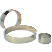 Matfer Bourgeat 4-3/4" Stainless Steel Mousse Ring