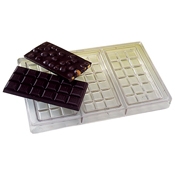 Matfer Bourgeat Chocolate Bar Sheet - Three Bars
