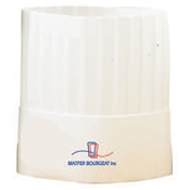 Matfer Bourgeat Small Disposable Hats with Pleated, No Top