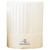 Matfer Bourgeat Large Disposable Hats with Pleated, No Top