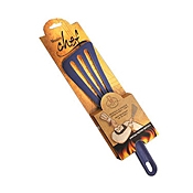 Matfer Bourgeat Blue Master Chef Series Polyamide Pelton Spatula with Card