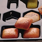 Matfer Bourgeat Demarle Flexipan Petits Fours Square - Sheet of 20