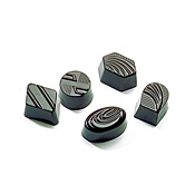 Matfer Bourgeat Chocolate Sheet Assortment Round, Oval, Losange